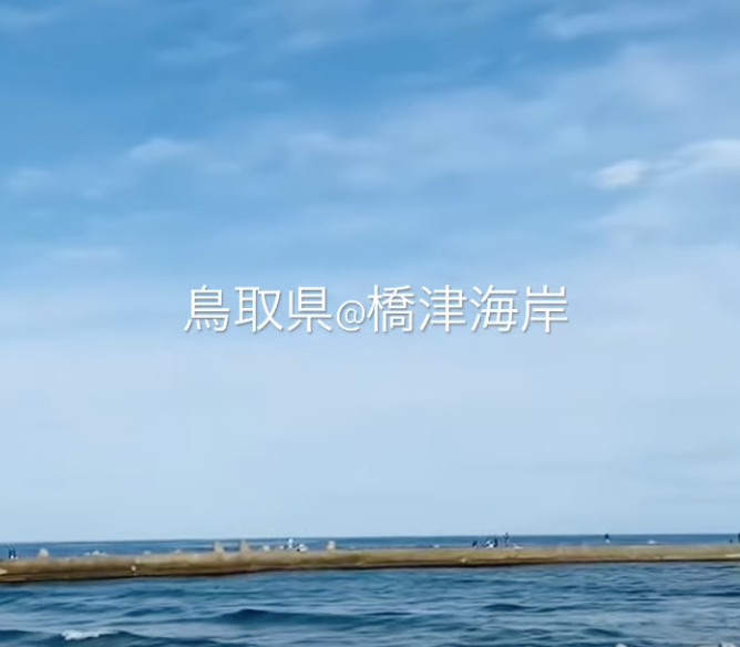 鳥取県の橋津海岸